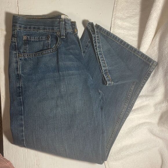 Size 10 Husky (W30 L26) 569 loose straight leg 100% cotton blue denim jeans - Picture 5 of 10